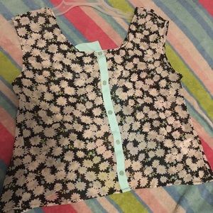 Floral print top